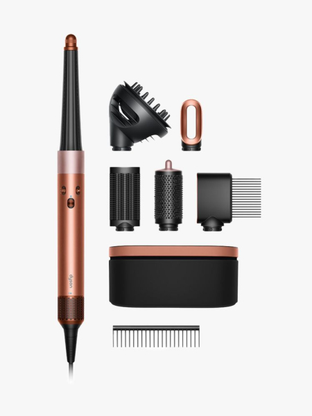 Dyson Airwrap i.d. Multi-Styler and Dryer Curly+Coily in branded components on a light gray background